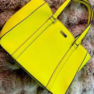 Kate Spade New York ♠️ Newbury Loden Bag Neon Yellow w/ MATCHING WALLET ♠️